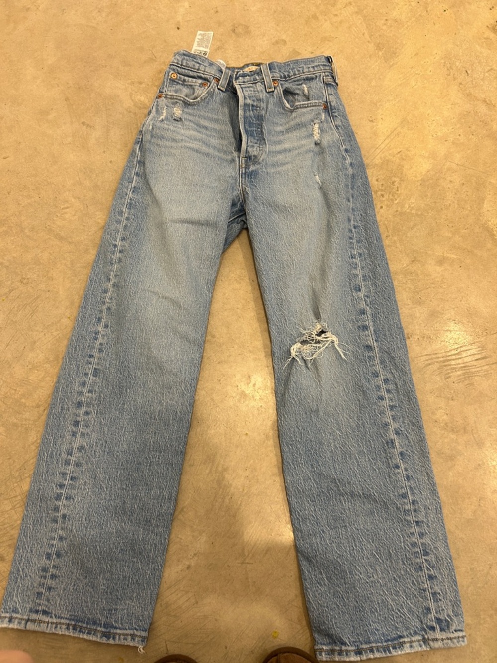 Levi's Light Blue Straight Leg Jeans